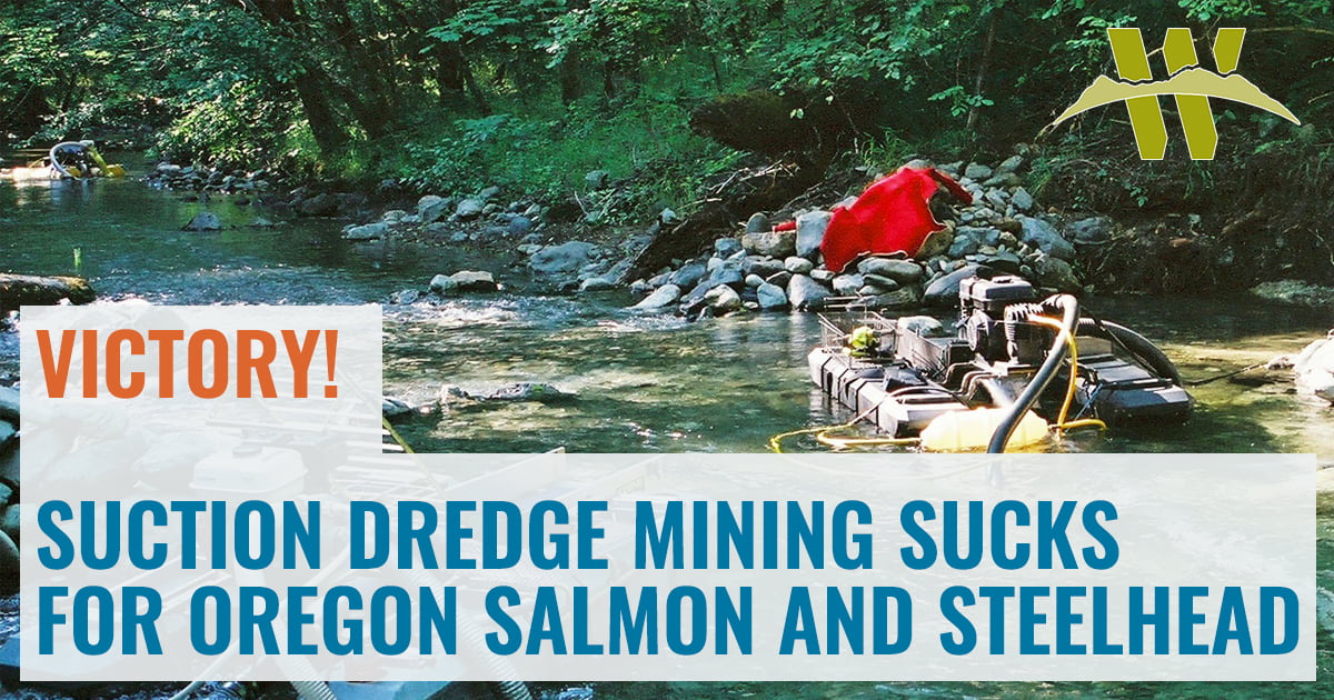 Federal appeals court upholds Oregon suction dredge mining ban