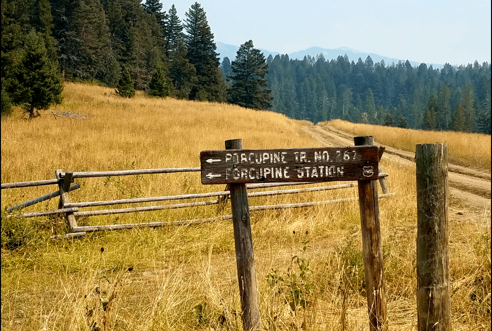 Crazy Mountains Ibex sign to 267