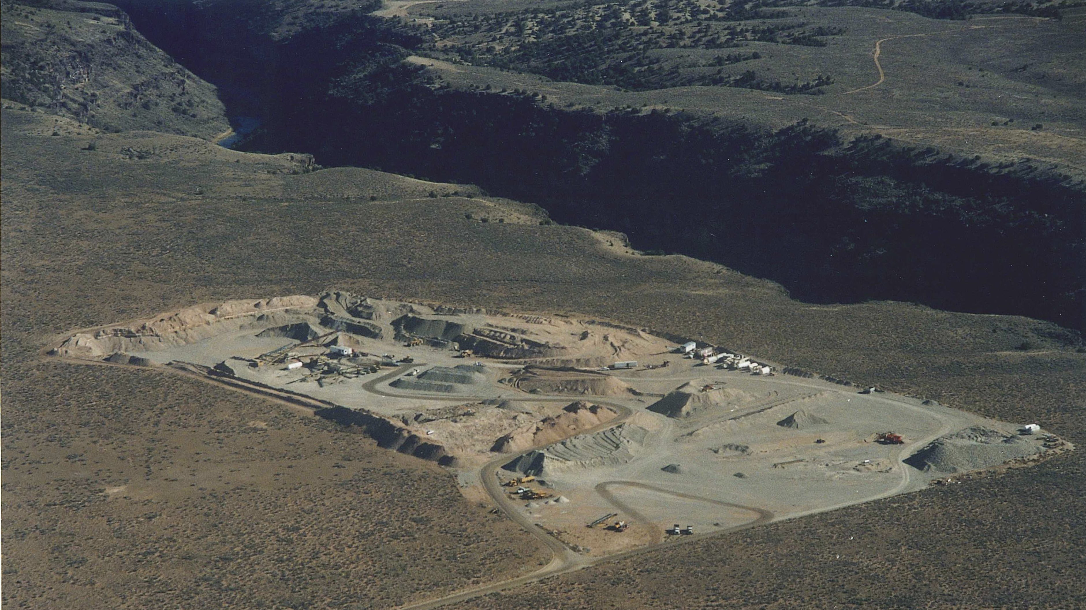 the former mine