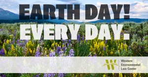 at the western environmental law center, earth day is every day!