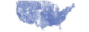 hydrological map of the usa