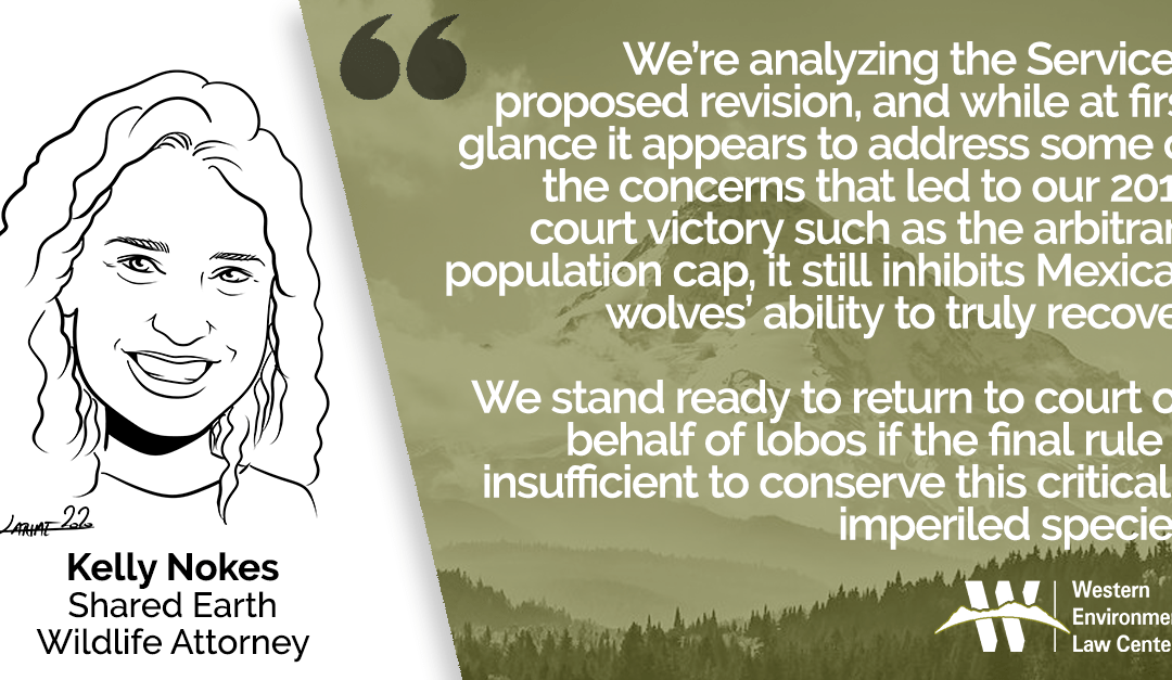 Kelly Mexican Wolf Management Rule