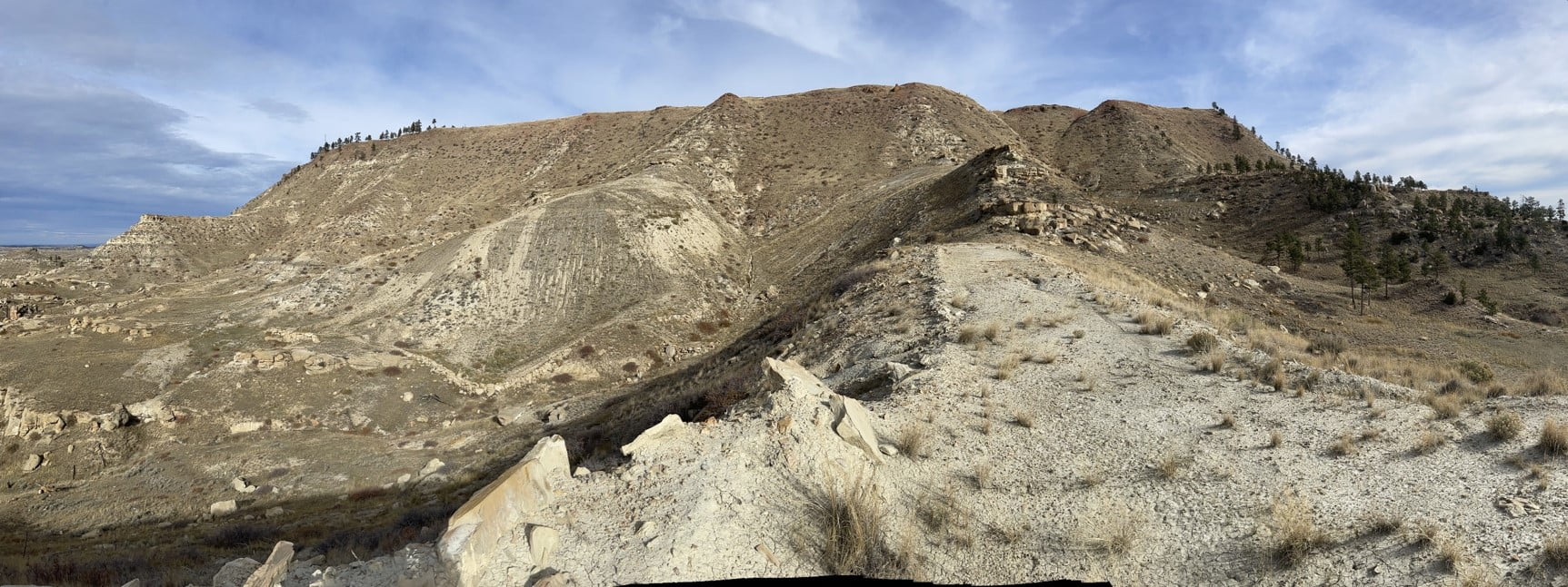 Figure 9. Nitrogen scar at Dunn Mountain, My Green Earth ranch (Oct. 30, 2022)