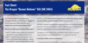 beaver believer bill fact sheet preview