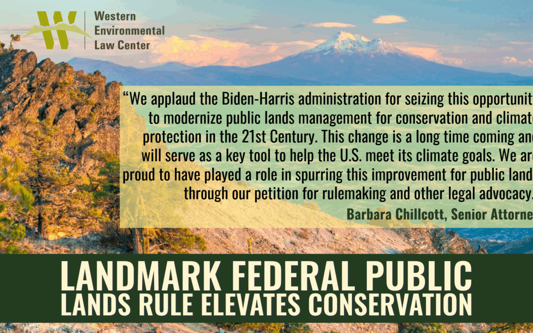 BLM Public Lands rule PR-1