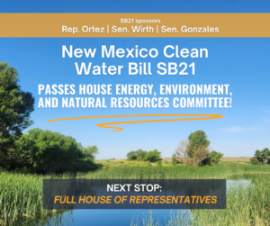 nm Clean water bill passes house energy, environment, and natural resources committee!
