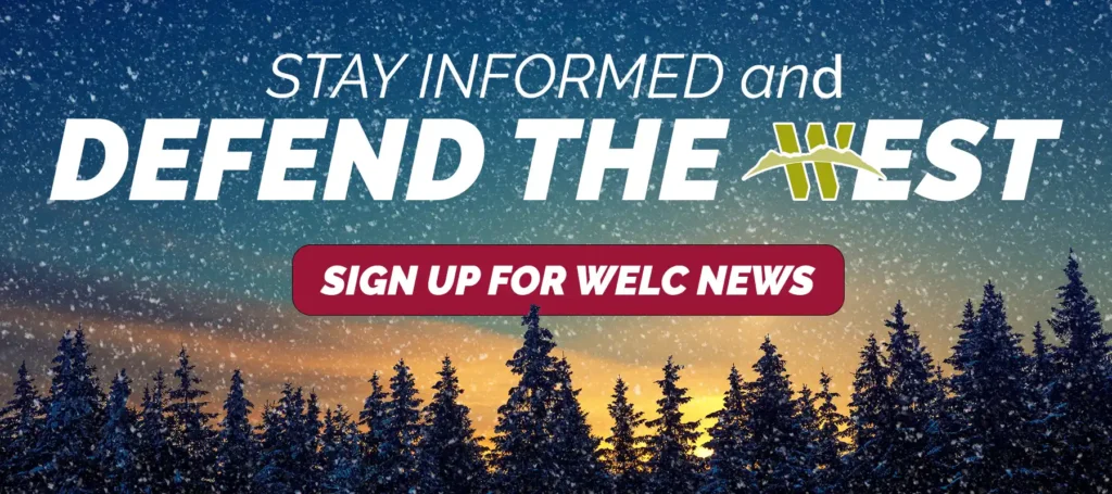Stay informed and defend the west. Sign up for welc news